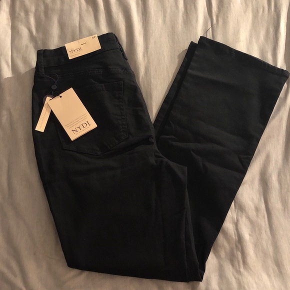 NYDJ Pants - NYDJ Women's Classic Black Straight Leg Jeans